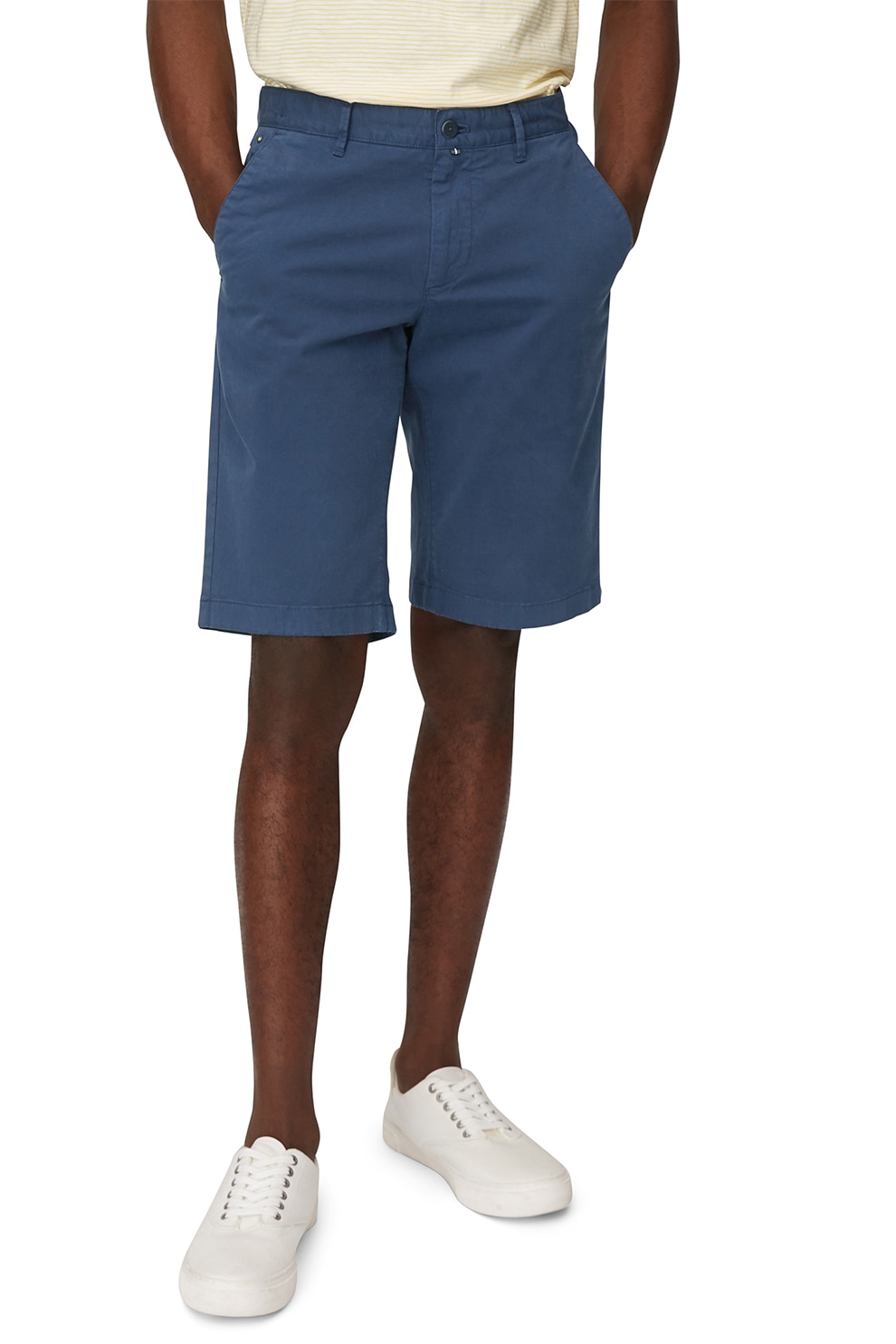 Marc O'Polo, Bermude din amestec de bumbac, Albastru inchis, 30