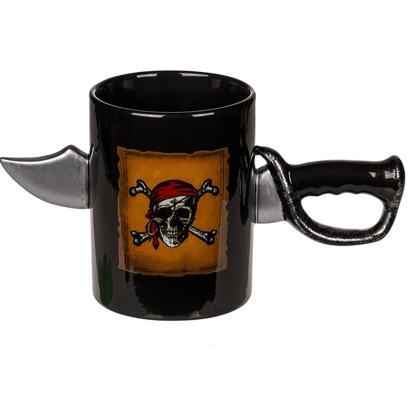 Cana model pirat cu maner sabie