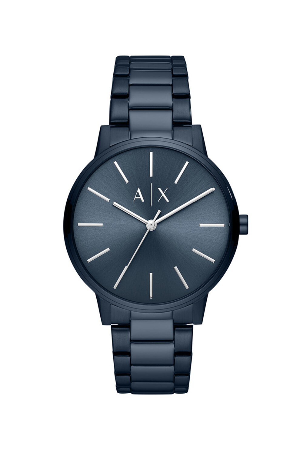 ARMANI EXCHANGE, Ceas quartz de otel inoxidabil, Bleumarin