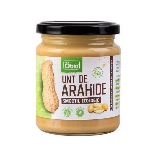 Unt de Arahide Smooth Bio 250gr Obio