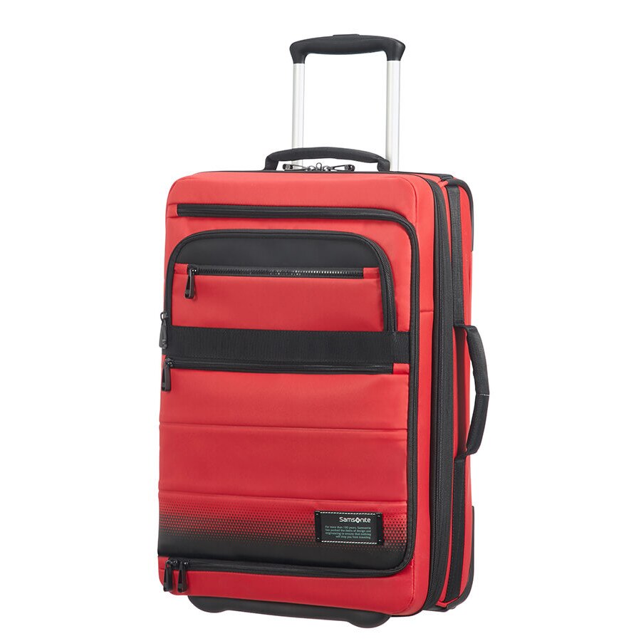 Troler upright 55cm extensibil rosu, Samsonite, cityvibe 2.0