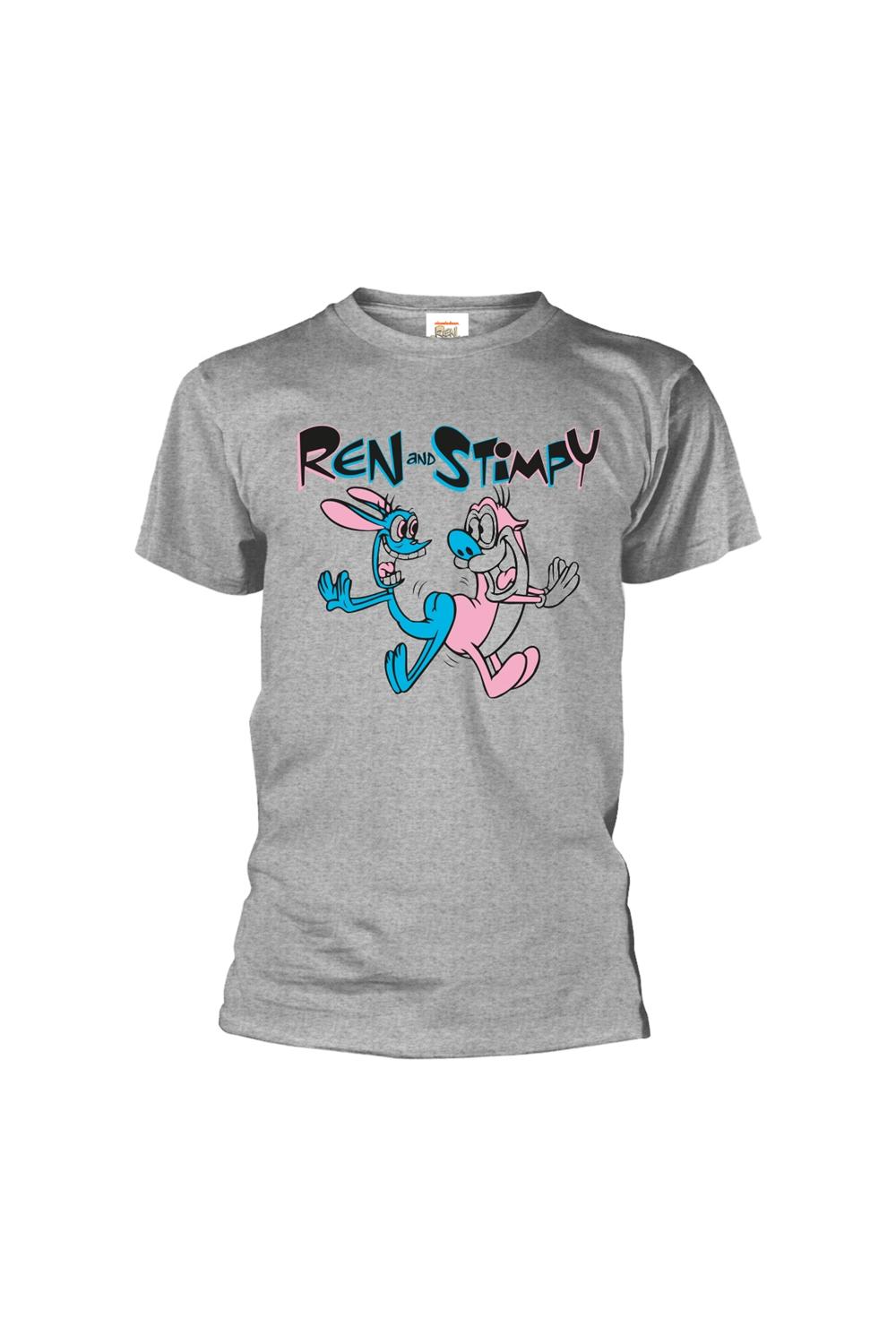 Tricou pentru barbati, Ren And Stimpy, Bum Bump, Gri, S