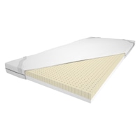 Topper saltea din latex si spuma 160x200 cm, inaltime 4cm