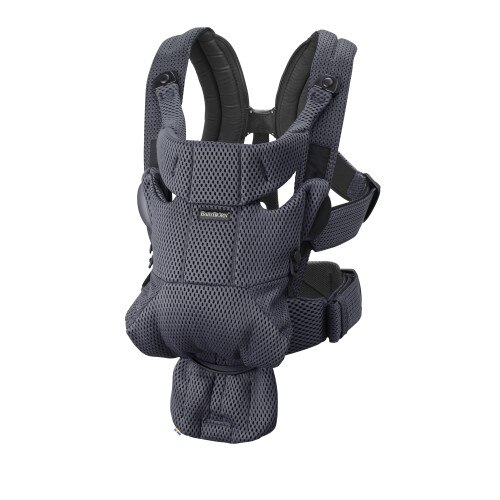 Marsupiu BabyBjorn Anatomic Move 3D Mesh, Antracit