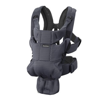 Marsupiu BabyBjorn Anatomic Move 3D Mesh, Antracit Marsupiu BabyBjorn Anatomic Move 3D Mesh, Antracit