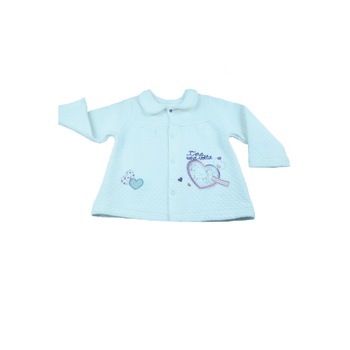 Cardigan maneca lunga pentru fete NN CFN03, Alb, 68 cm Cardigan maneca lunga pentru fete NN CFN03, Alb, 68 cm