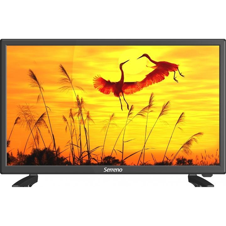 Televizor LED Serreno SER24CD06, High Definition, 24", Negru