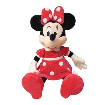 Mascota din plus Minnie Mouse, rosu cu buline albe , 72 cm , Picodino Mascota din plus Minnie Mouse, rosu cu buline albe , 72 cm , Picodino