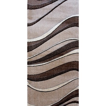 Covor Modern Daffi 13001-120, Bej / Maro, 160x230 cm, 1700 gr/mp Covor Modern Daffi 13001-120, Bej / Maro, 160x230 cm, 1700 gr/mp