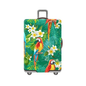 Husa protectie elastica Troler Valiza Geanta AKU, design PAROT, marimea S ajustabila Husa protectie elastica Troler Valiza Geanta AKU, design PAROT, marimea S ajustabila