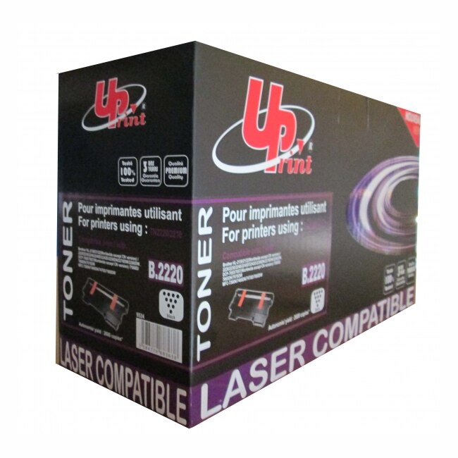 Cartus toner UPRINT TN2220/TN2210/TN2010, 2600 pagini, BROTHER, Negru