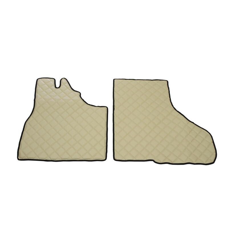 Set 2 covorase F-Core, Piele-ECO, pentru RENAULT MASTER II, 2003+, Bej