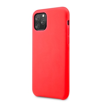 Husa Huawei P40 Lite Silicone Red Husa Huawei P40 Lite Silicone Red