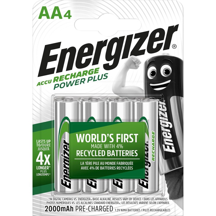 Energizer Power Plus 2000mAh ceruza / AA akkumulátor 4 darab