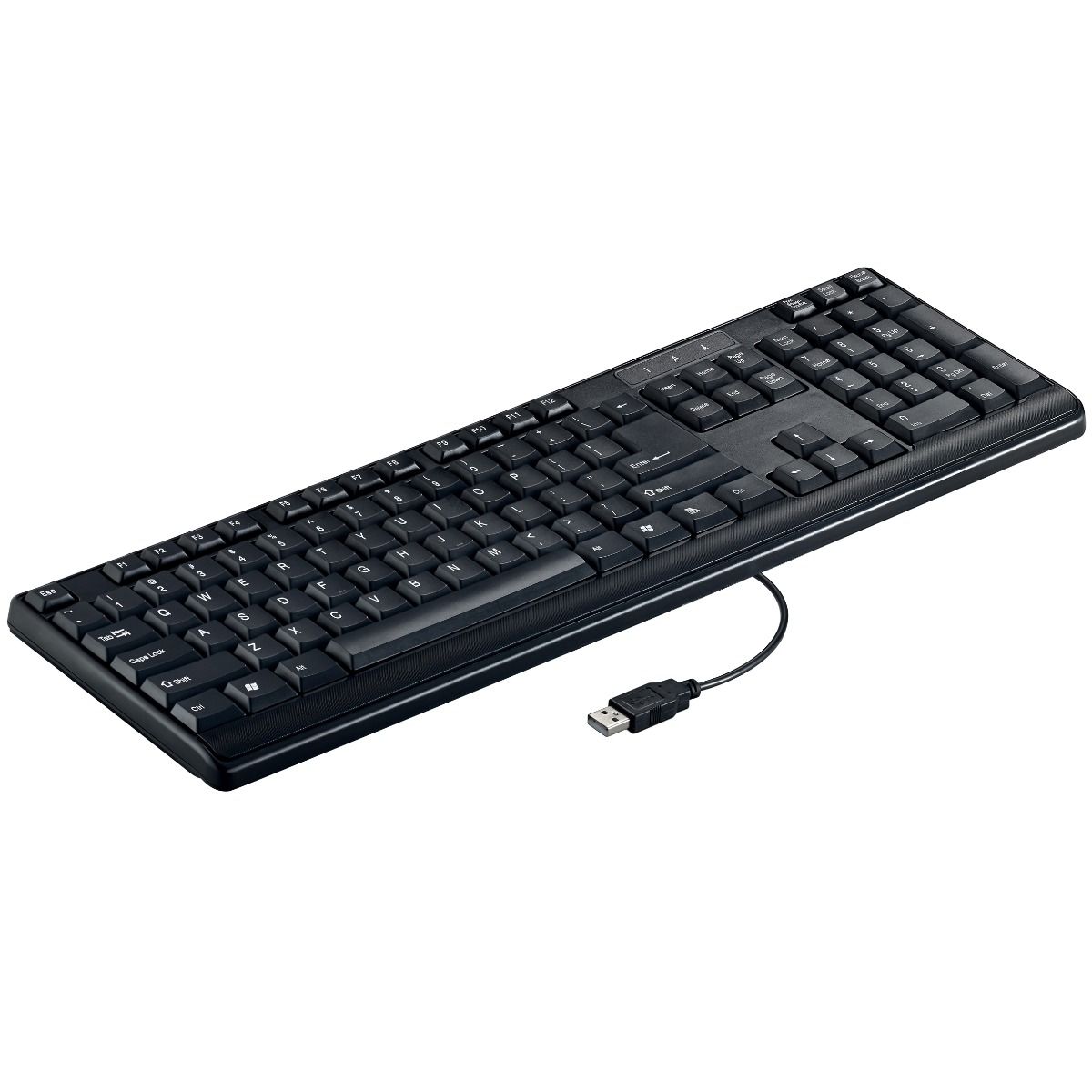 Tastatura Basic Bluesky, Cablu 1m, Universala, Negru