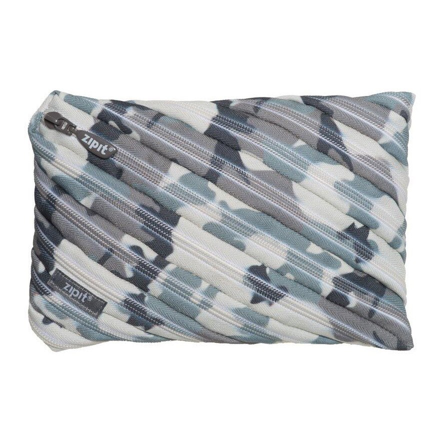Necessaire Zipit jumbo camuflaj gri