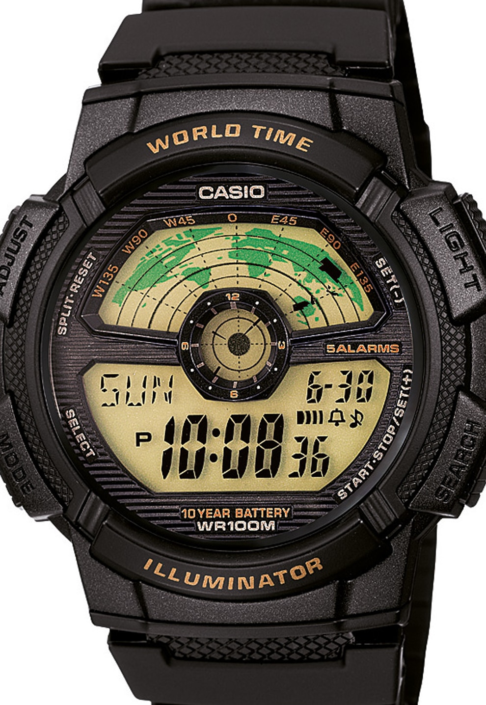 Casio Digital AE-1100W-1BVDF férfi karóra - eMAG.hu