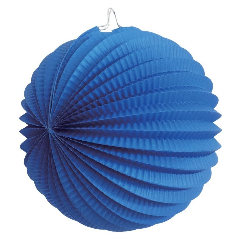 Globulet suspendat, Zola®, din hartie, albastru, 20 cm