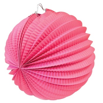 Globulet suspendat, Zola®, din hartie, roz, 20 cm Globulet suspendat, Zola®, din hartie, roz, 20 cm