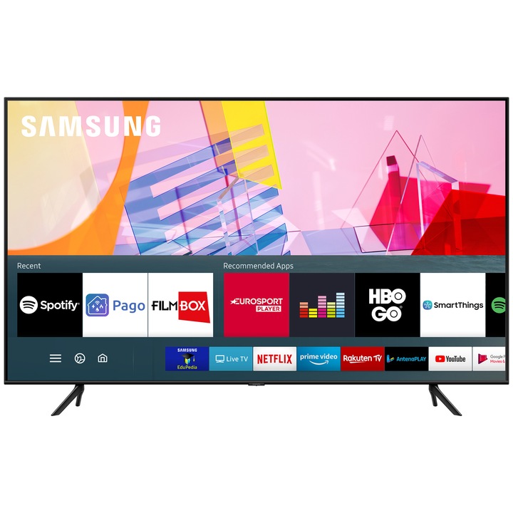 Televizor Samsung 85Q60T, 214 cm, Smart, 4K Ultra HD, QLED, Clasa G