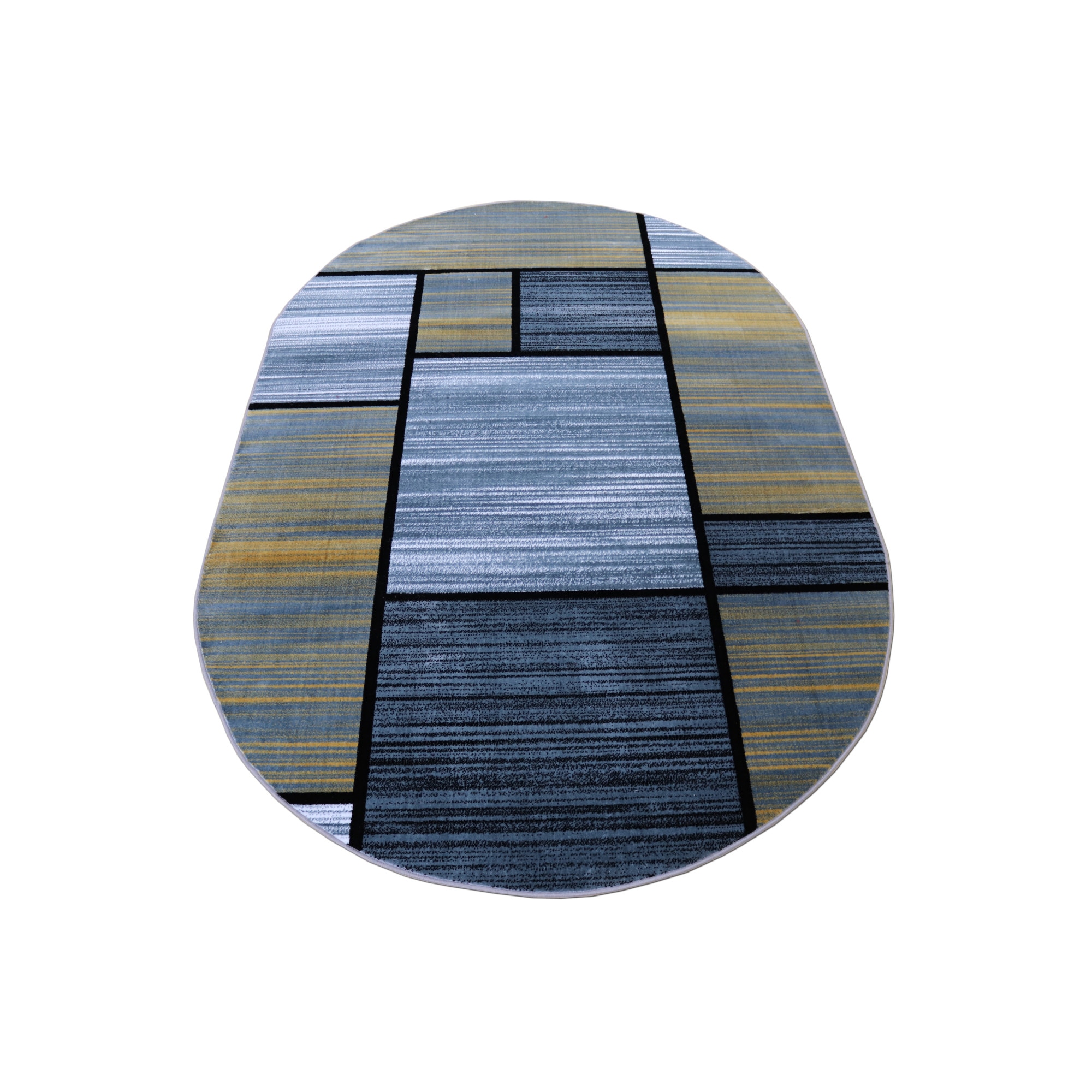 Covor Gold COLLECTION oval 100x200 cm -0846 gri/bej