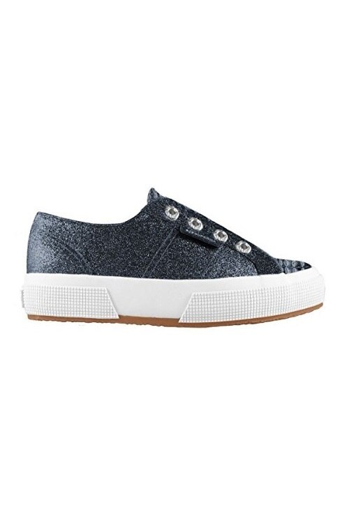 Pantofi sport pentru copii, SUPERGA, piele, Negru
