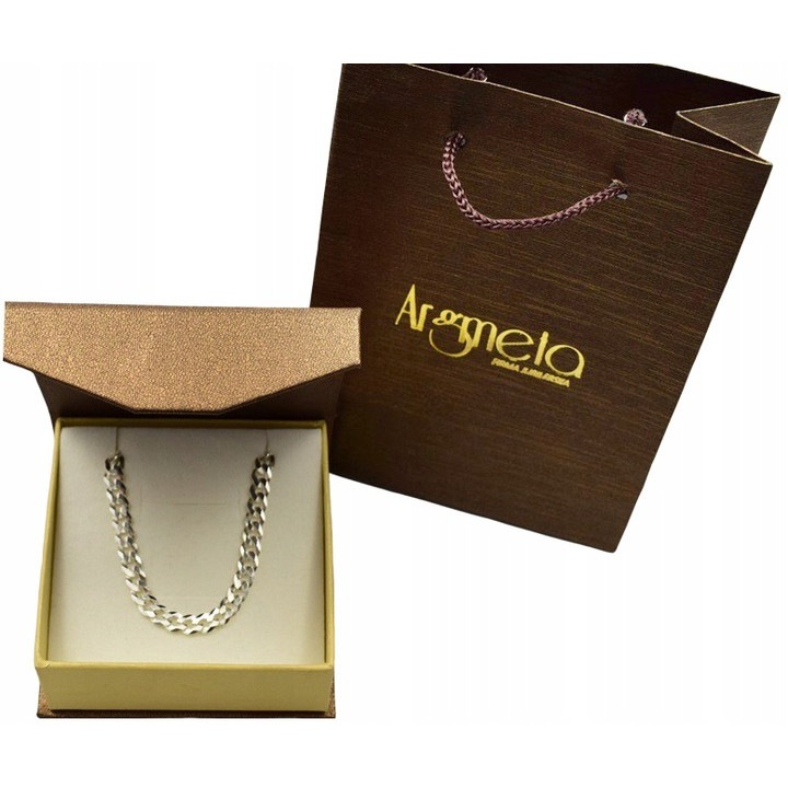 Ezüst lánc 952, Wersow, szélessége 5 mm