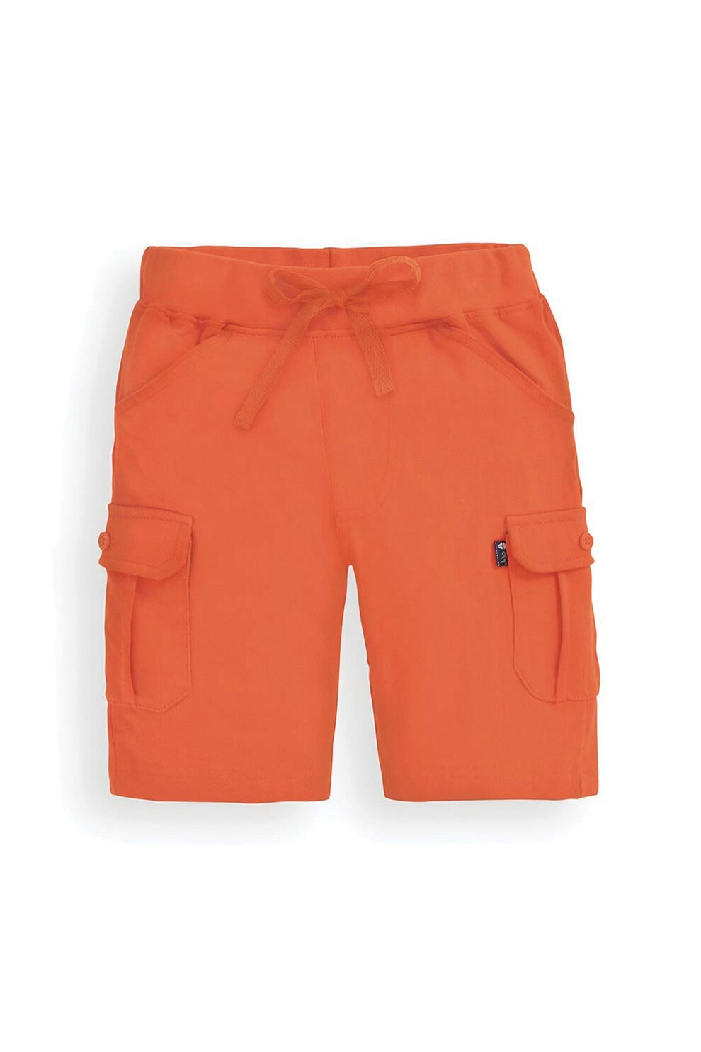 JoJo Maman Bebe, Pantaloni scurti cu buzunare multiple, Oranj mandarina, 78 CM