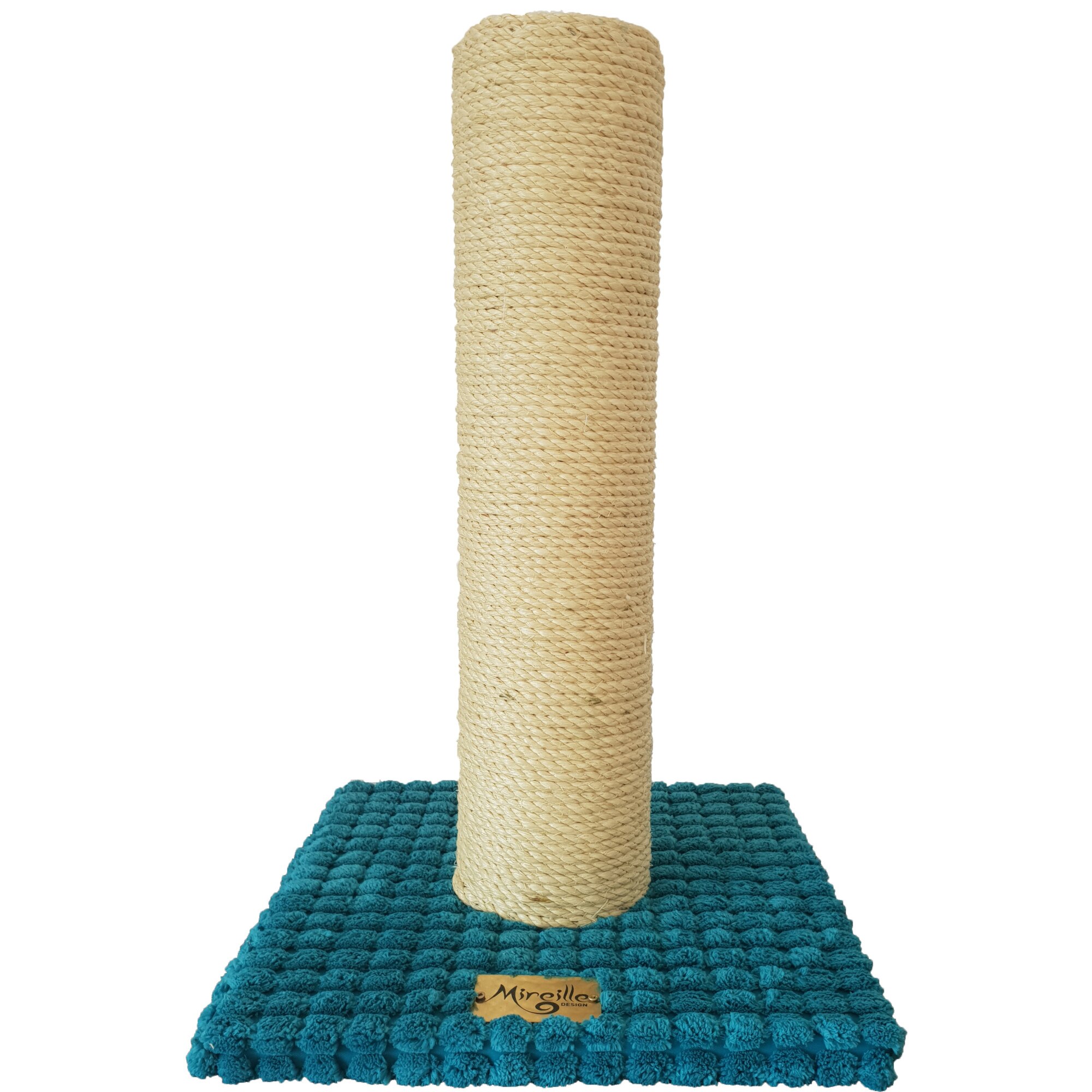 Stalp cu sisal natural, Mireille Design, 45 X 45 X 75, Bleu