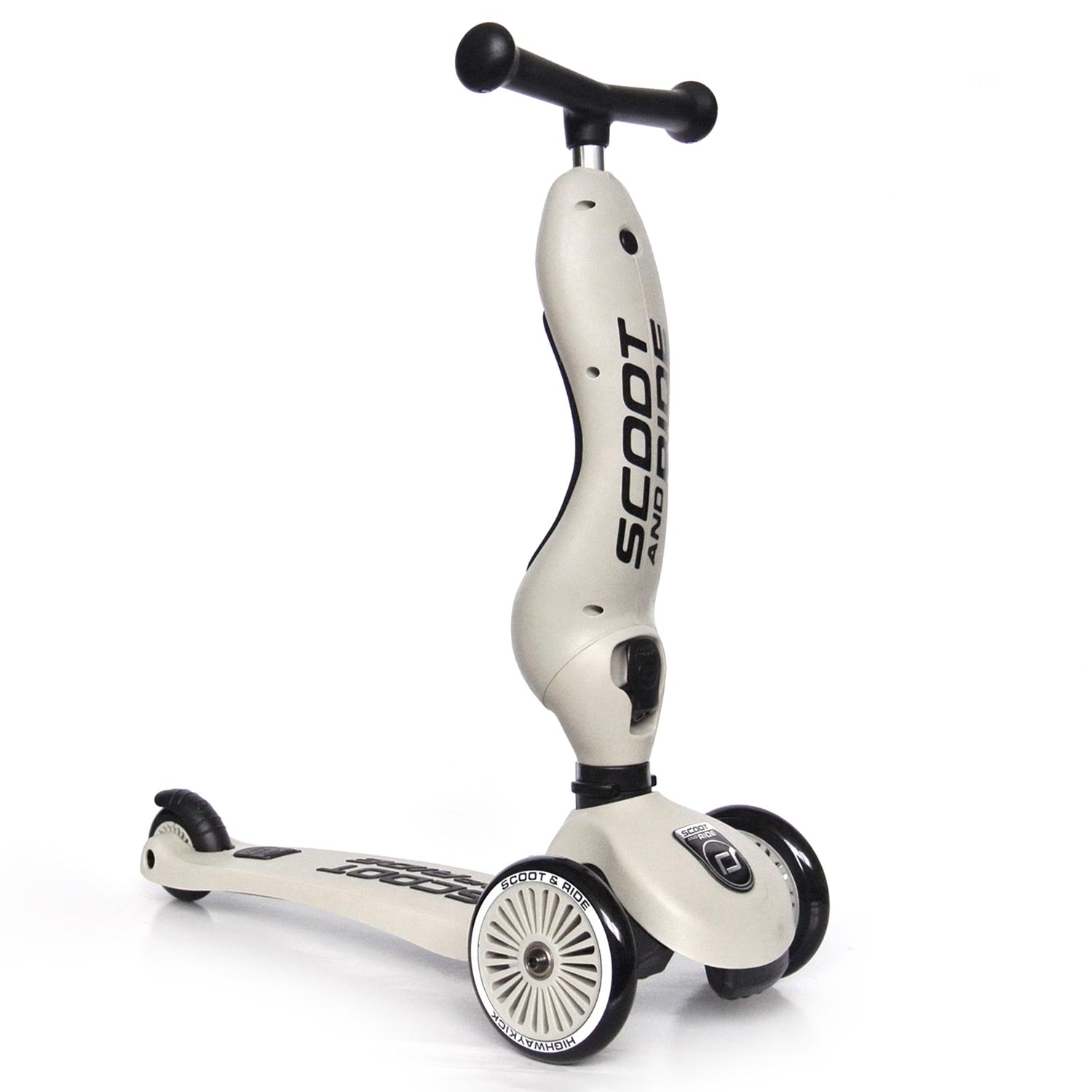 Trotineta copii cu sezut, transformabila 2in1, HighwayKick 1 Ash
