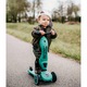 Trotineta copii cu sezut, transformabila 2in1, HighwayKick 1 Forest, 1-5 ani, pana la 50 kg, Scoot & Ride