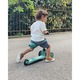 Trotineta copii cu sezut, transformabila 2in1, HighwayKick 1 Forest, 1-5 ani, pana la 50 kg, Scoot & Ride