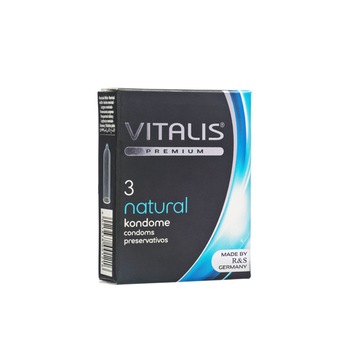 Prezervative Vitalis Premium Natural, 3 buc Prezervative Vitalis Premium Natural, 3 buc