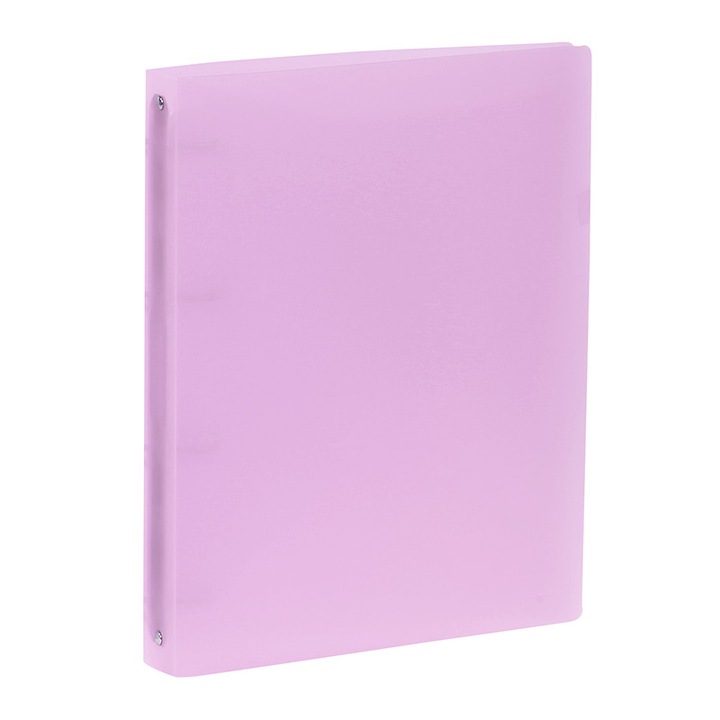 Тефтер Viquel Propysoft 818135, А4, с 2 ринга - диаметър 30 мм, розов