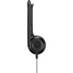 Casti PC cu fir Sennheiser, Cu microfon, Cablu 2 m, Mufa 3.5 mm, Cu 4 poli, Negru