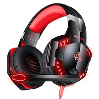 casti gaming hunterspider v2 pro surround sound 71 super deep bass lumina led microfon noise cancelling zero ear pressure control volum insertie metal protectie ureche din piele multi platform  rosu imagen 19_0_
0
