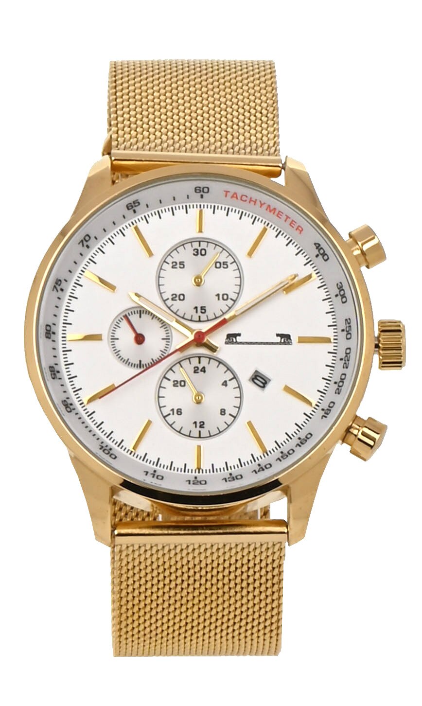 Ceas de mana barbati elegant, auriu Matteo Ferari - MF8227GOLD