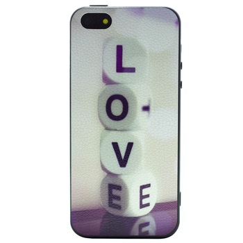 Carcasa iPhone 5/5S, Hoco Colored Love Carcasa iPhone 5/5S, Hoco Colored Love