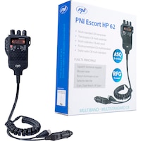 Statie radio CB portabila PNI Escort HP 62, multi standard, 4W, 12V, AM-FM, ASQ reglabil pe 5 niveluri, RF Gain pe 9 niveluri, Dual Watch, Scan, Lock