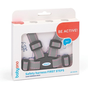 Ham de siguranta bebelusi Baby Ono Gri deschis Ham de siguranta bebelusi Baby Ono Gri deschis