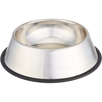 Castron din inox pentru animale,antiderapant,450 ml Castron din inox pentru animale,antiderapant,450 ml