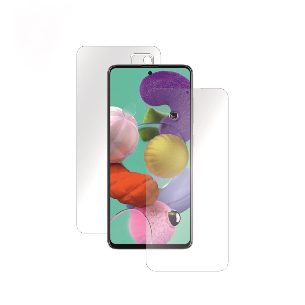 Folie Smart Protection Samsung Galaxy A51 fullbody, folii ecran si spate, Smart Spray®,Smart Squeegee® si microfibra incluse
