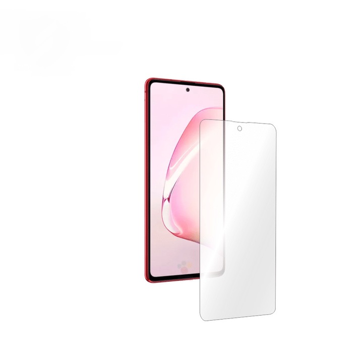 Folie Smart Protection Samsung Galaxy Note 10 Lite pentru ecran, Smart Spray®,Smart Squeegee® si microfibra incluse