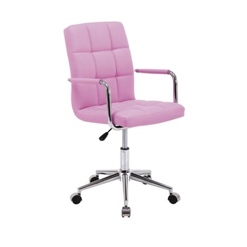 Scaun birou fetite piele ecologica roz AX Z022 Scaun birou fetite piele ecologica roz AX Z022