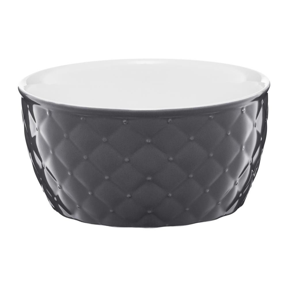 Bol salata, Ambition, Glamour, 13.5cm, Gri