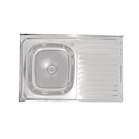 chiuveta bucatarie inox stanga 80 x 50 cm adancime 110 mm finisaj satin imagen 3_0_
0