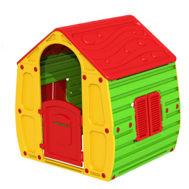 Детска къща за игра M-Toys Magic, Червен/Зелен