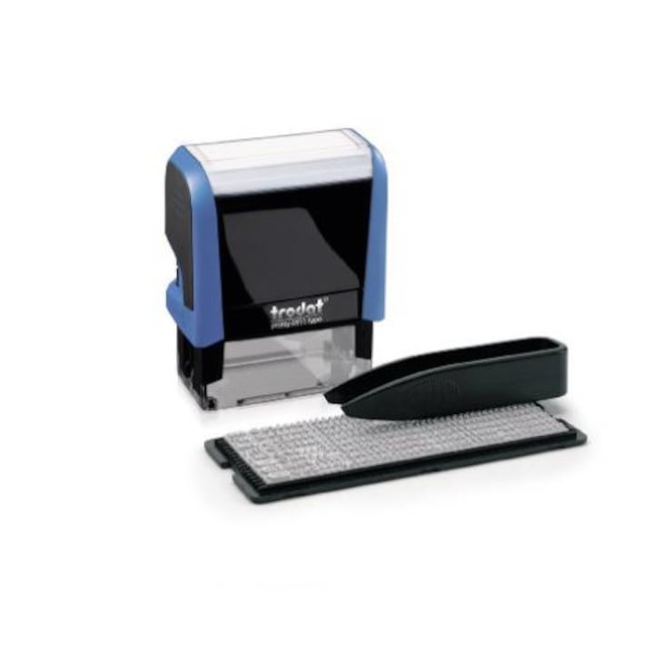 Pachet DIY, TRODAT, Gravart Vns, Stampila Printy 4911 typo cu Set de caractere