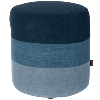 Taburet QMOBILI Round Albastru, stofa, husa detasabila Taburet QMOBILI Round Albastru, stofa, husa detasabila