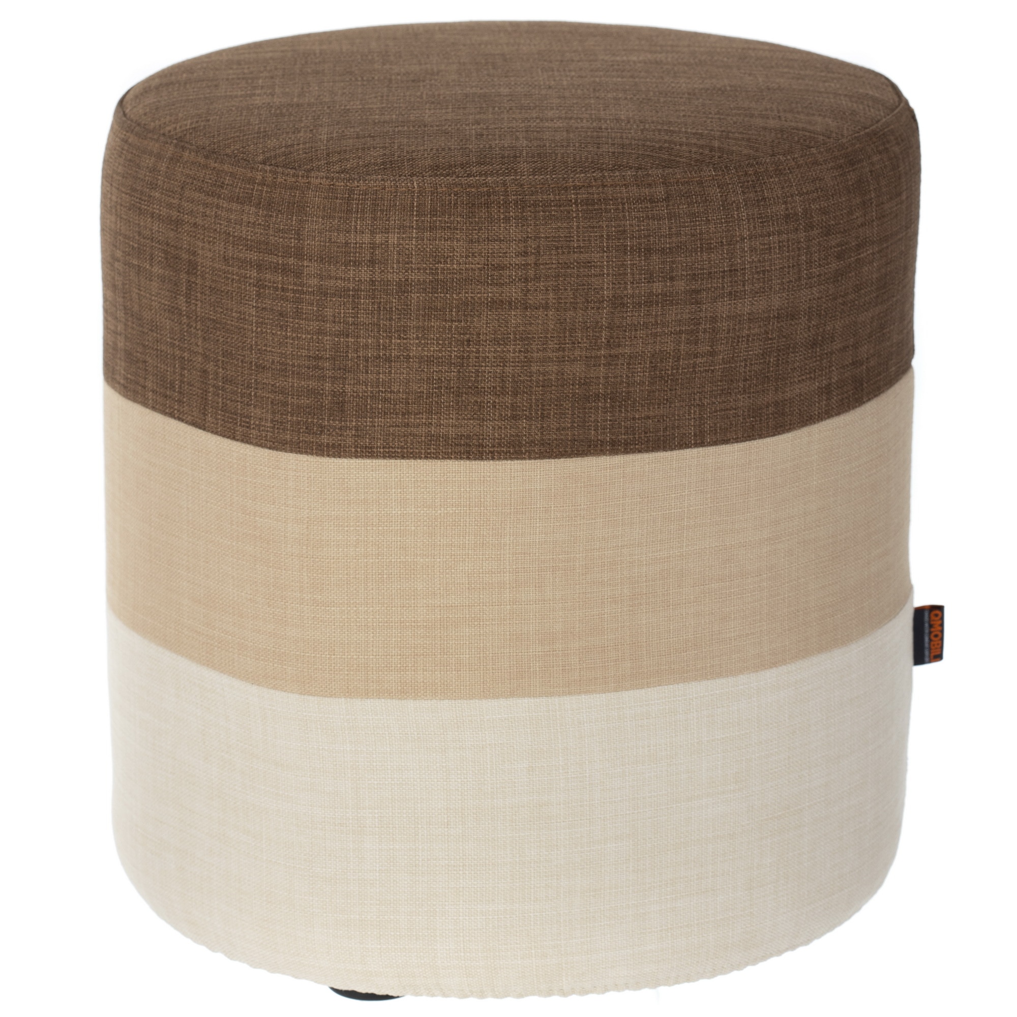 Taburet QMOBILI Round Maro, stofa, husa detasabila